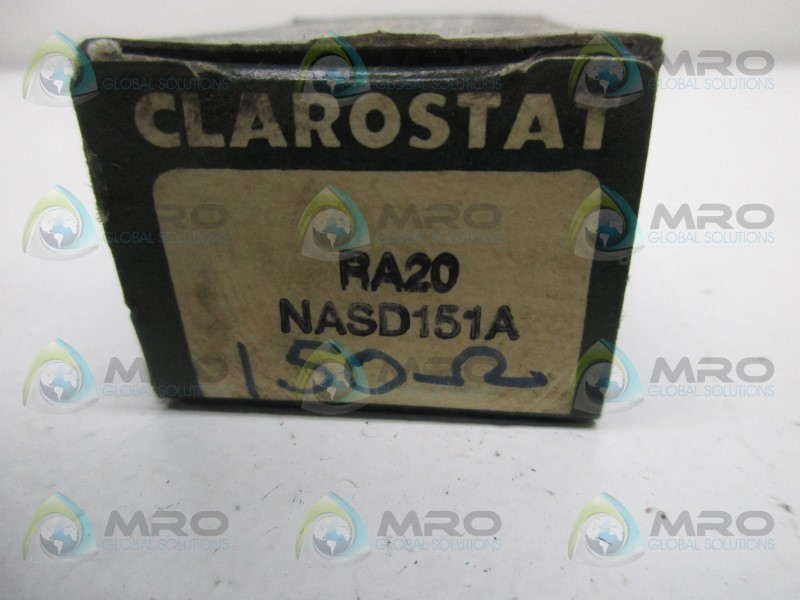 CLAROSTAT RA20NASD151A POTENTIOMETER NSMP