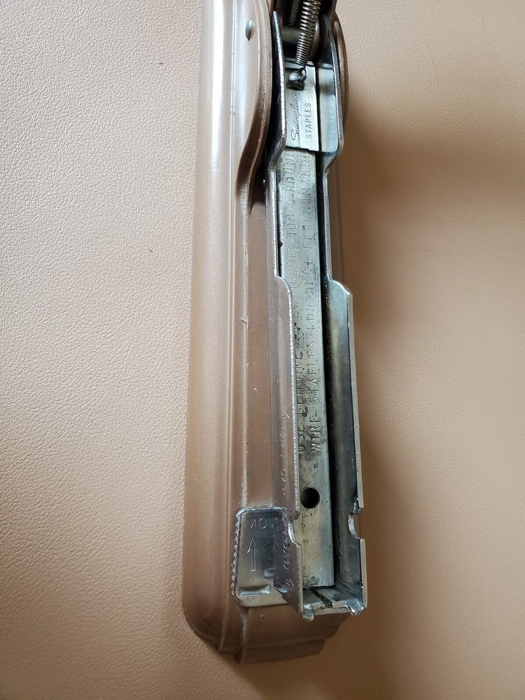 Vintage Swingline Stapler Model 27 Tan/Bronze