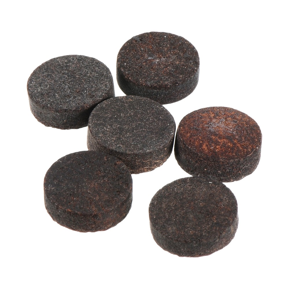 10mm Billiard Stick Tips, 6pcs Snooker Tip Stick Tips, Brown