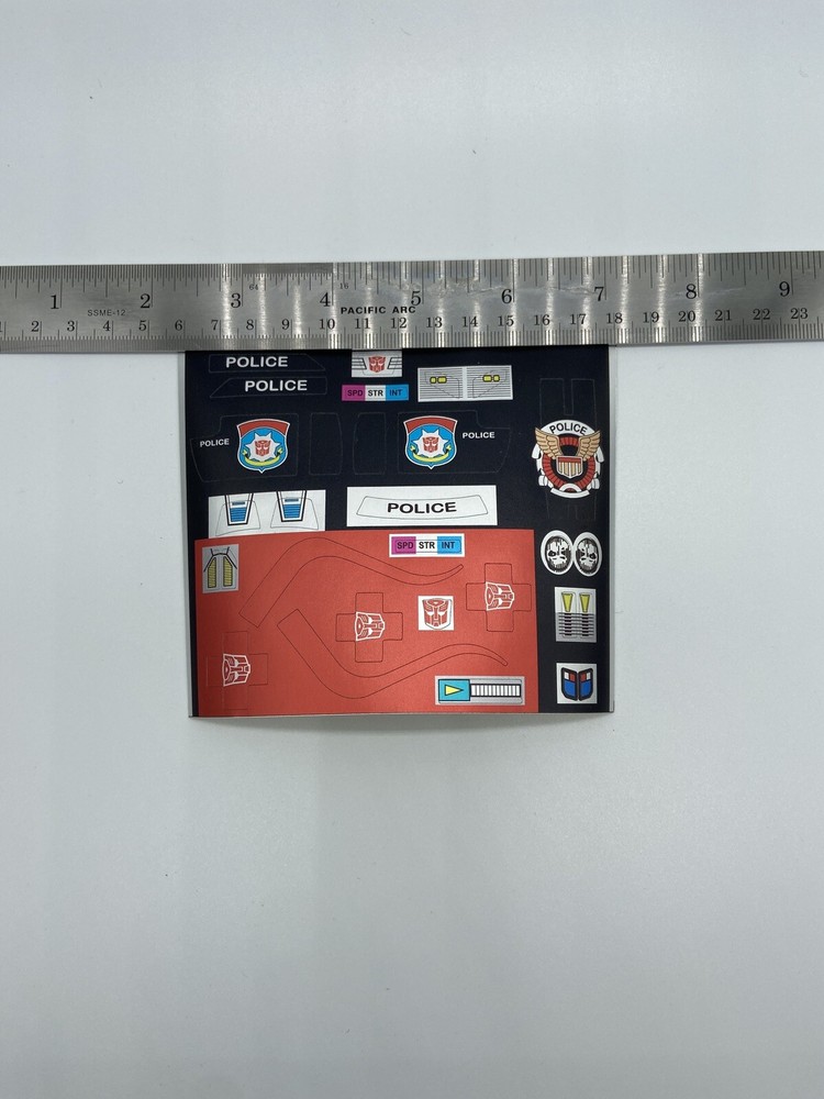 Transformers G1 Minerva / Goshooter Repro Sticker Set