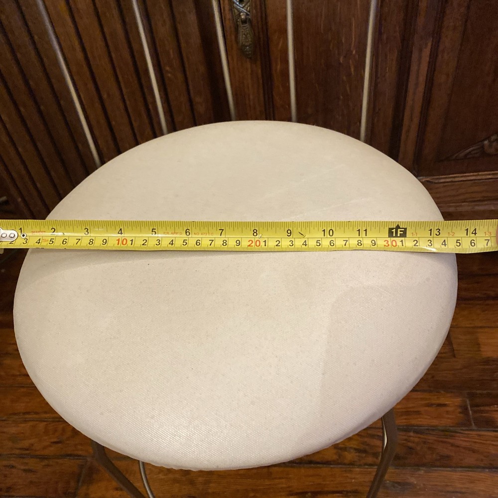 Vintage IRON WIRE VANITY CHAIR STOOL