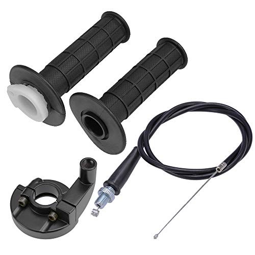 Throttle Twist Grip Set with 7/8" Handlebar Throttle Cable 39-inch Replacement