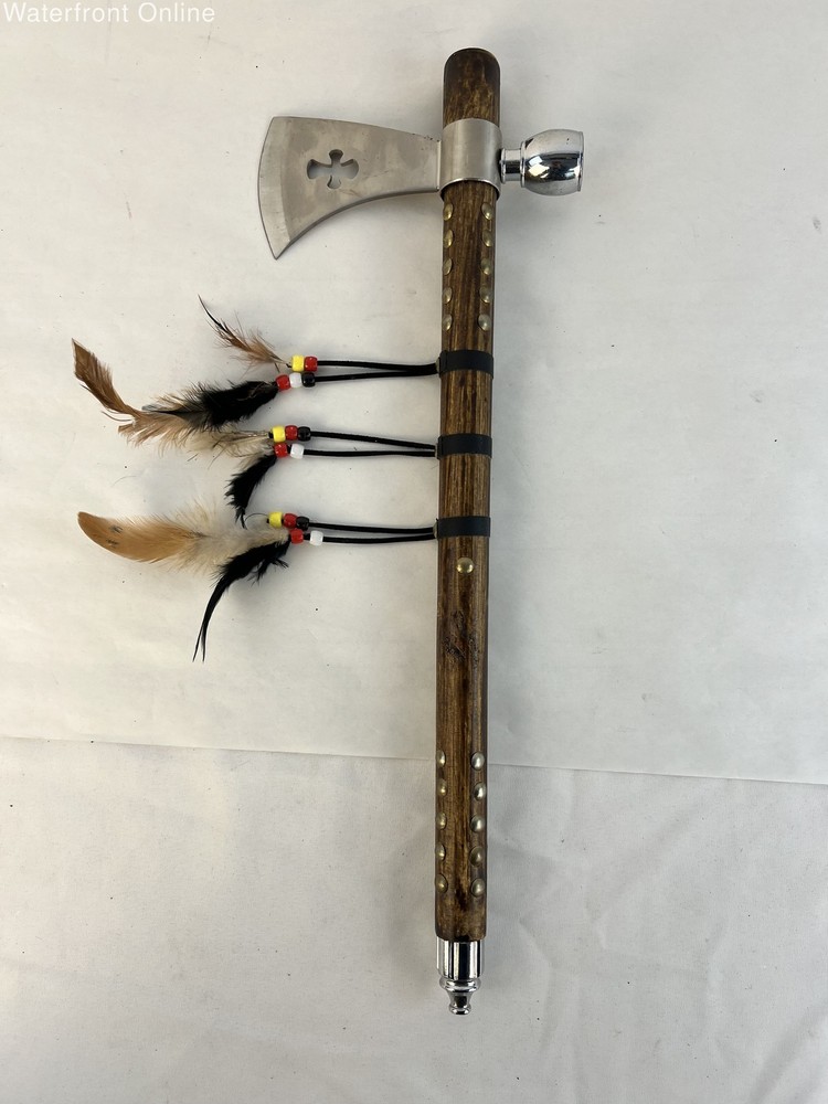 Native American Peace Pipe Tomahawk Replica