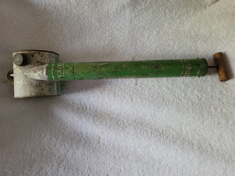 Vintage Tin Lowell Hardware Store Bug Sprayer