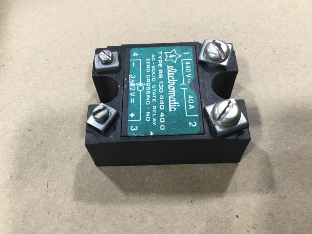 Electromatic RS 130 440 40 0 Solid State Relay 440V 40A Zero Crossing #32A35