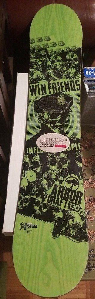 Arbor Draft 130 Mini System 2013 Nick Visconti Rocker Snowboard