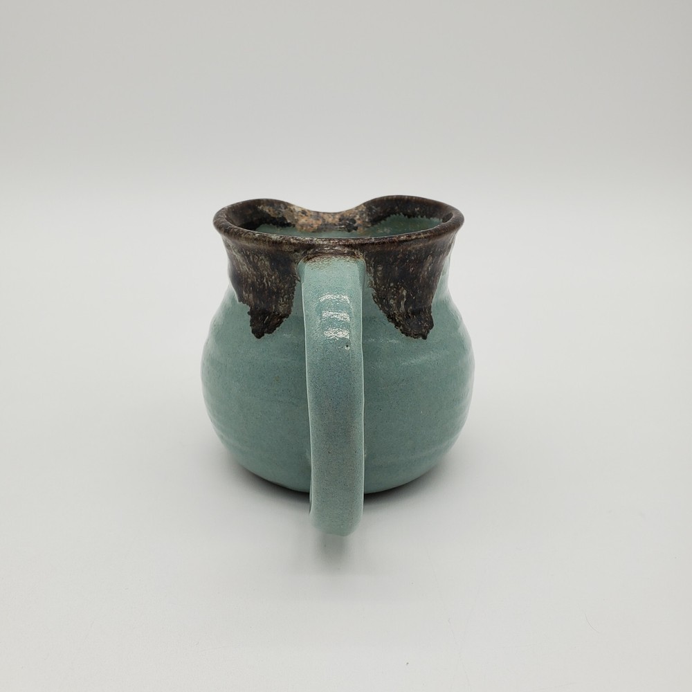 Signed Pinecroft Handmade Small Pottery Pitcher