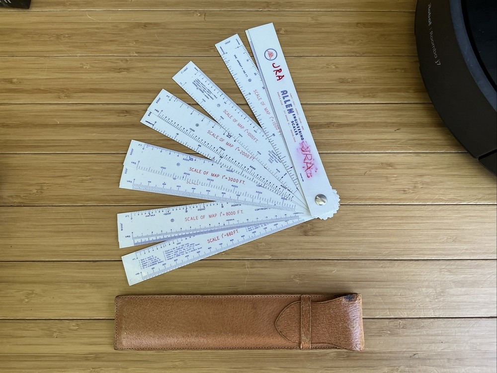 Allen Engineering Scales and, Leather Case