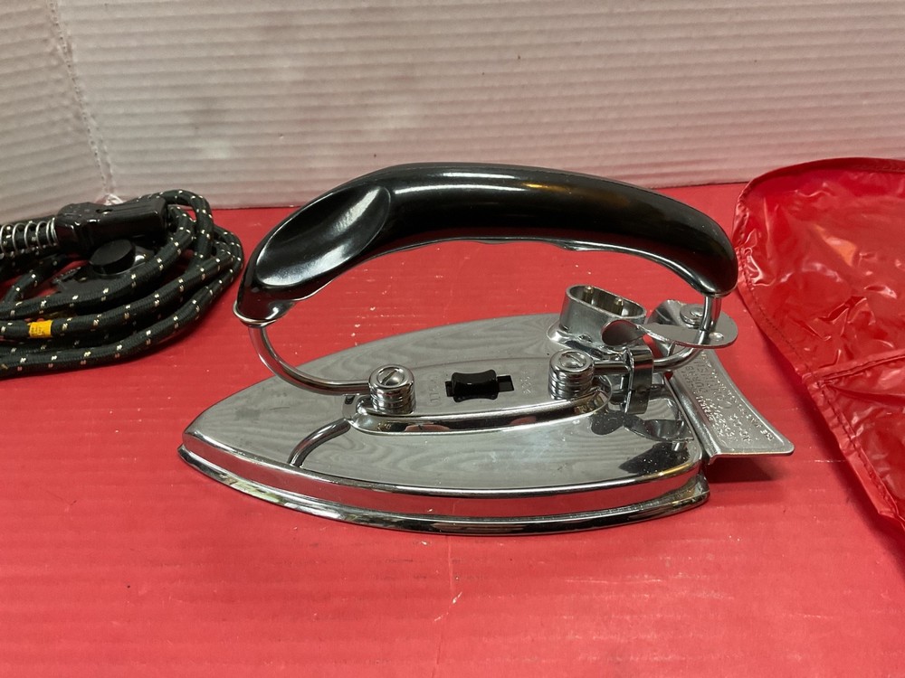 folding iron with case