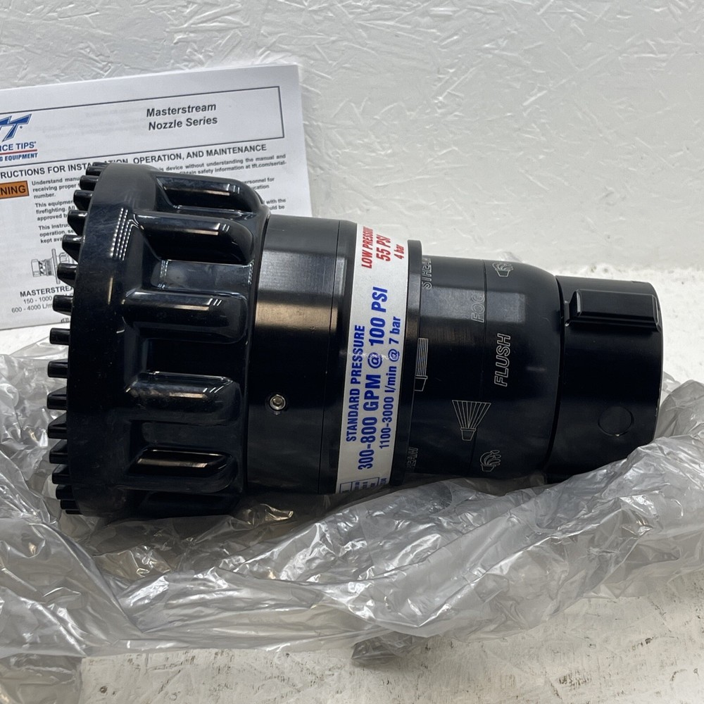 TFT Masterstream Nozzle 150-1000 GPM Dual Pressure Automatic Firefighting Nozzle