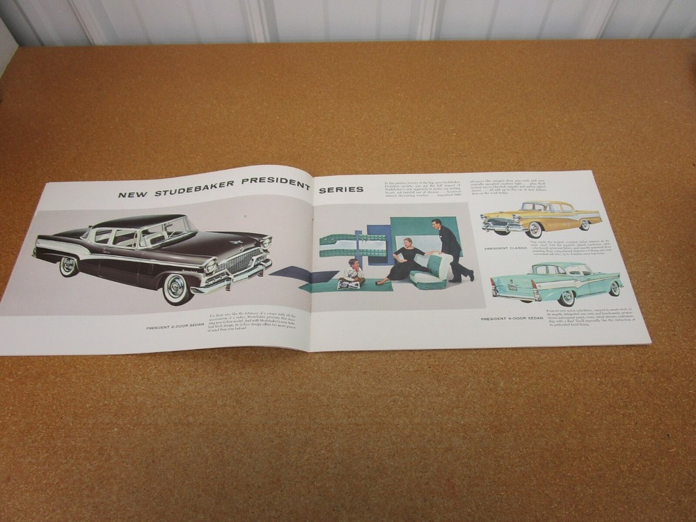 1956 Studebaker Hawk President Commander sales brochure BIG 20 pg ORIGINAL