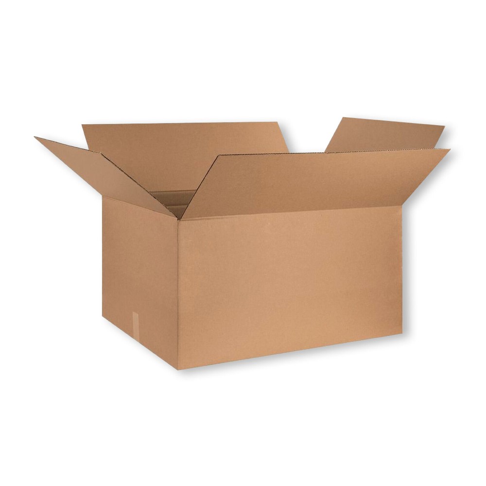 15 x 8 x 8" ECT-32 25 Pack Kraft Corrugated Boxes