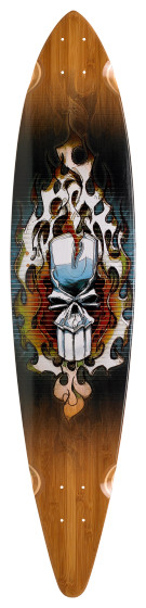 Trurute Steelhead Pin Tail Longboard (Deck Only)