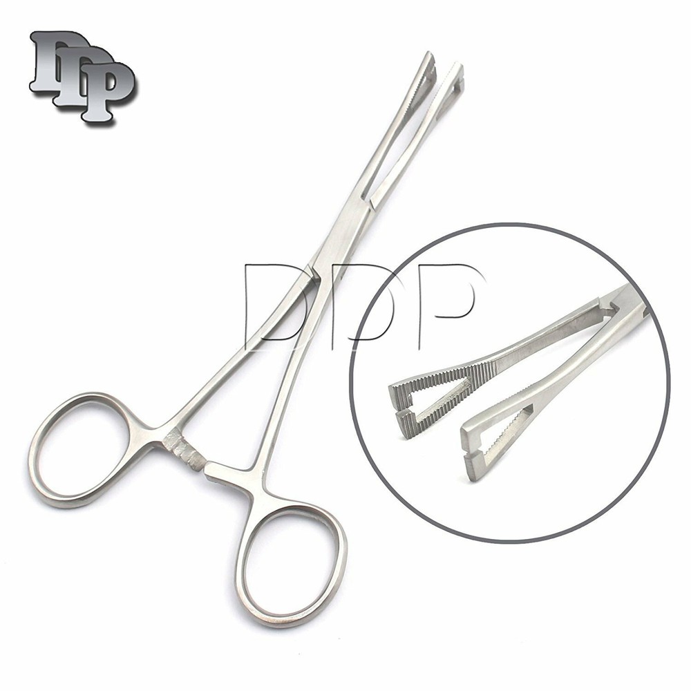 DDP 6.25" Slotted Locking Pennington Forceps