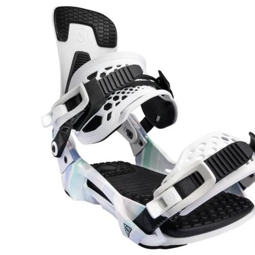 Nidecker Kaon-Plus Snowboard Bindings, Bio White, X-Large