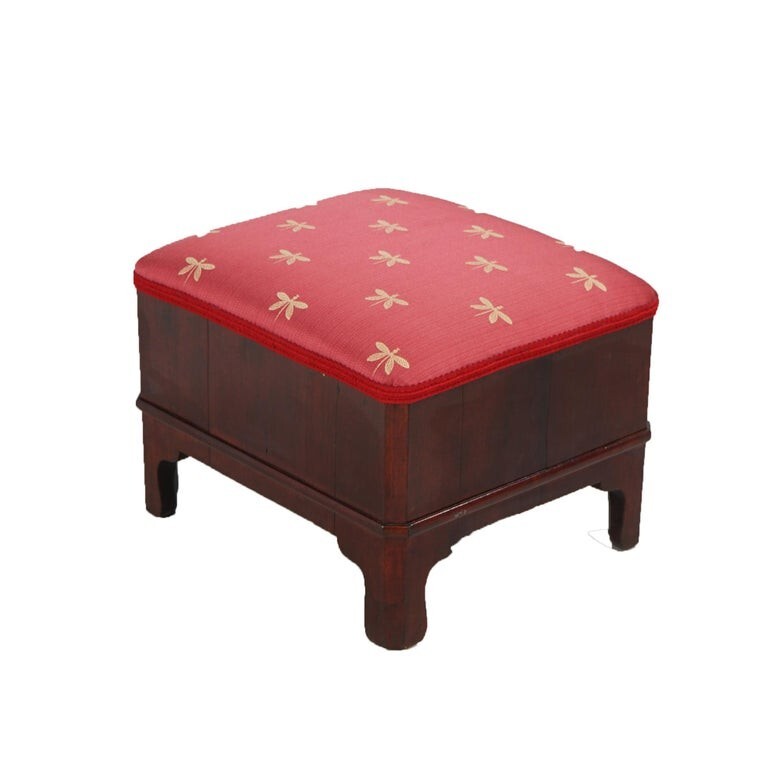 Classical American Empire Mahogany Stool C1840