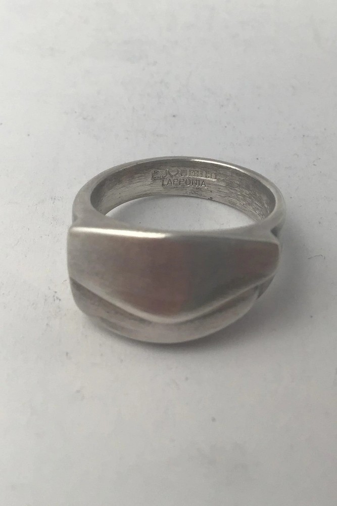 Lapponia Sterling Silver Ring Björn Weckström