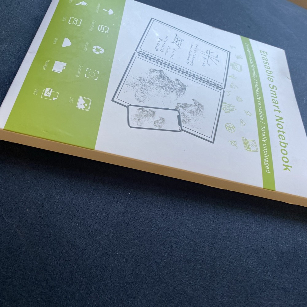 NWT Erasable Notebook - Green Technology