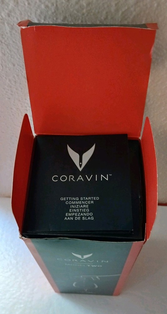 Coravin Model Two 2 Black Wine Preservation System Set (NO gas)