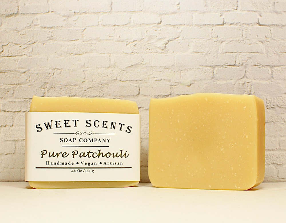Pure Patchouli Soap - Handmade, Natural, Cold Process, Essential Oil Soap
