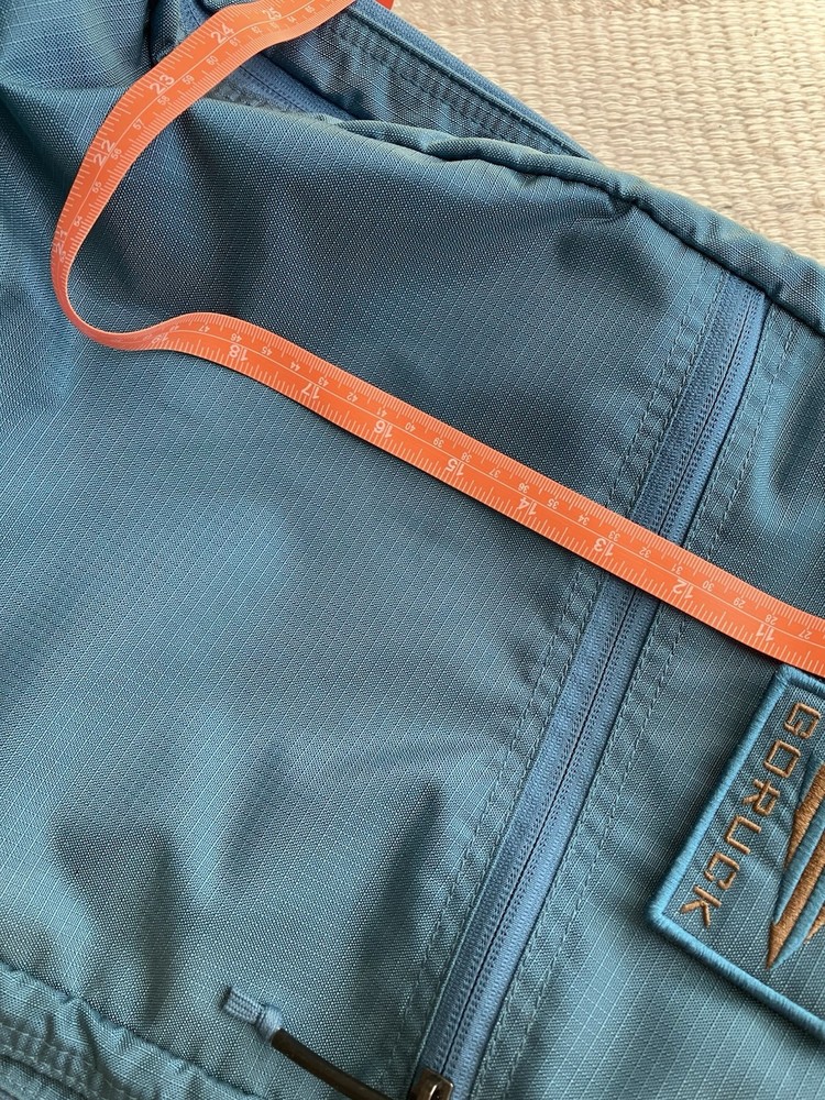 Goruck 18L Bullet Double Compartment (DC) Ripstop Robic backpack blue