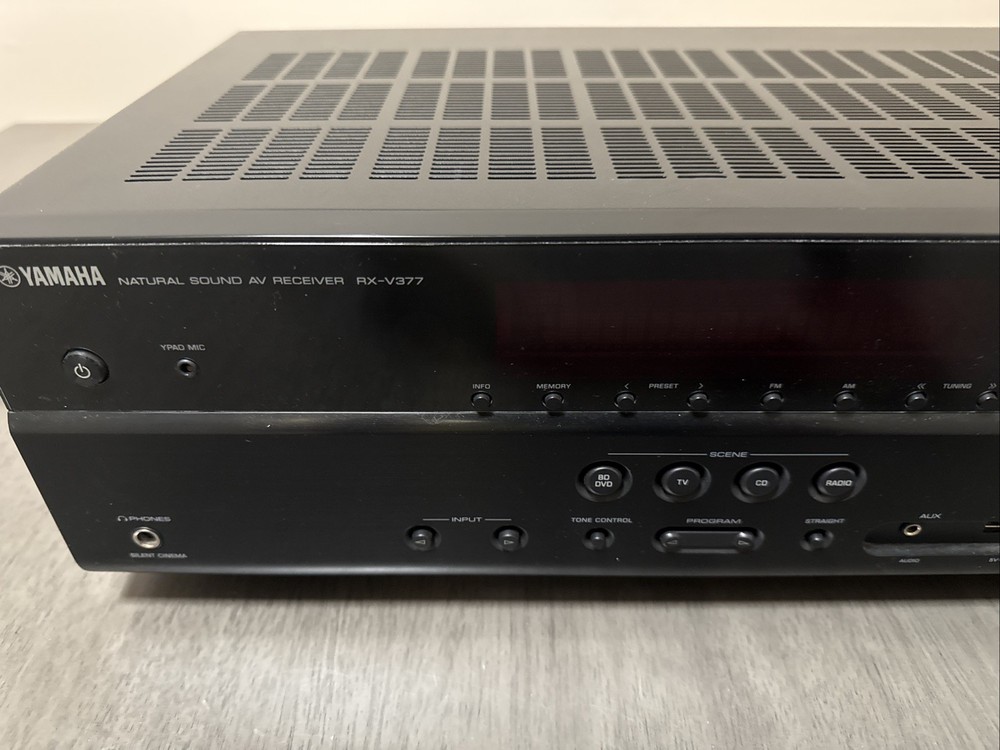 Yamaha RX-V377 AV Receiver + Remote Tested Bundle