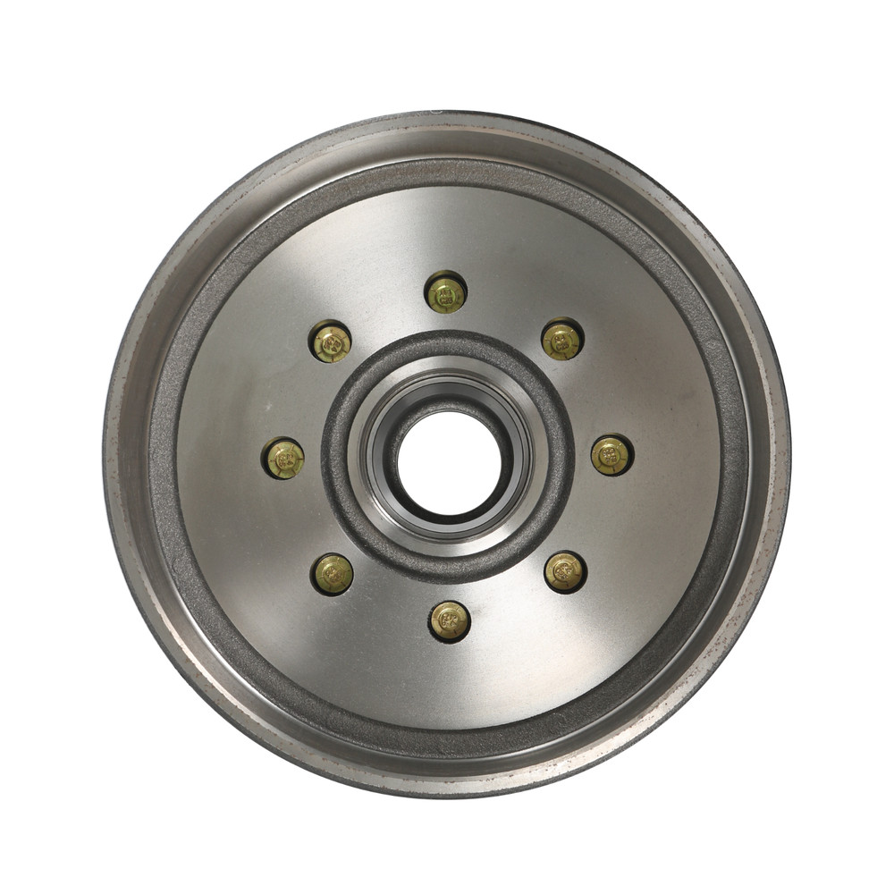 HD 12" X 2" Trailer Brake Drum Kit 8 on 6.5" for 7K-8K Lbs Axle with 9/16" Studs