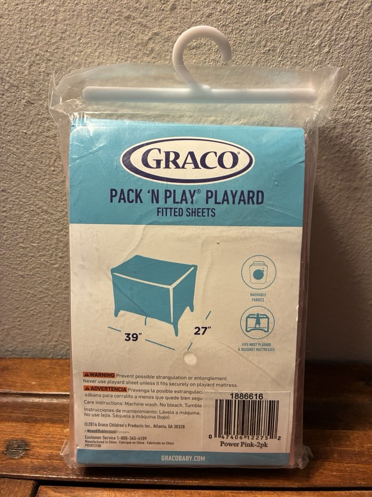 Grace Pack N Play Playard Fitted Sheets Pack of 2