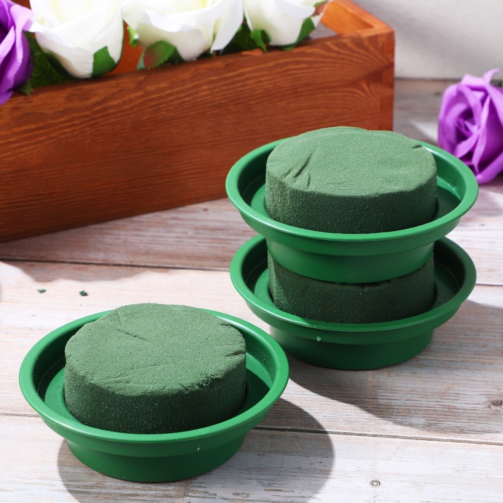 6 Pcs Paste Flower Sponge Blocks Kit Cages for Floral Arrangements