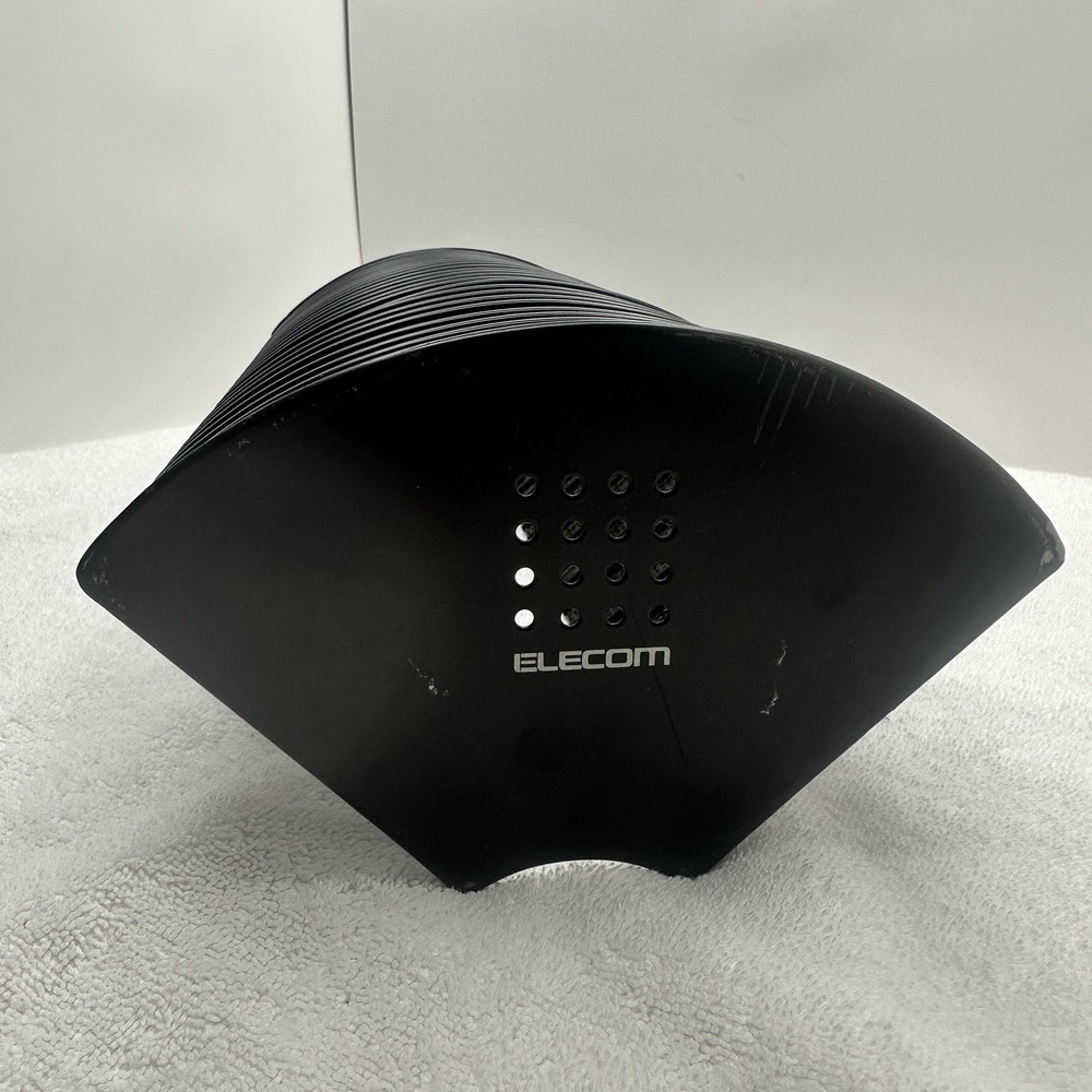 Elecom 24 CD Metal Wire Storage Corner Display Rack Wall Mount