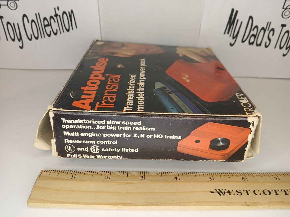 Autopulse Transrail Transistorized Model Train Power Pack Troller Untested
