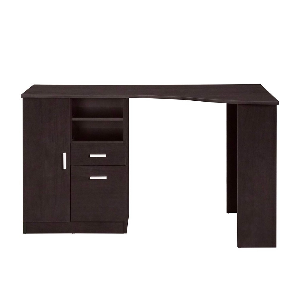 Techni Mobili Classic Office Storage Computer Desk, Espresso