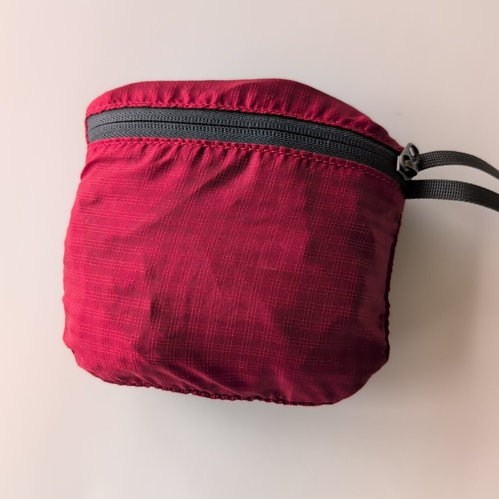 HIKPRO Red & Gray Durable Lightweight Packable Backpack Water Resistant