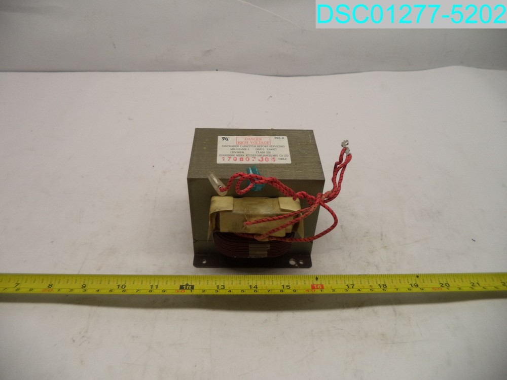 Used: MD-103AMR-1 High Voltage Microwave Transformer E306927
