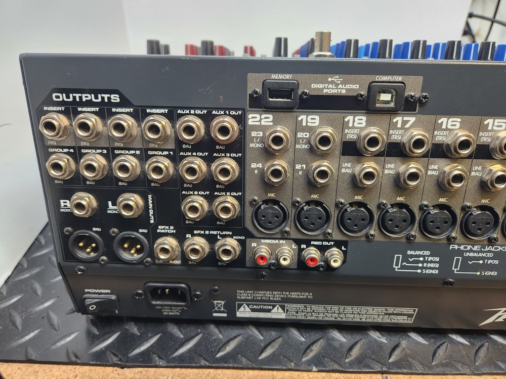 Peavy 24FX 24 Channel Mixer-Tested