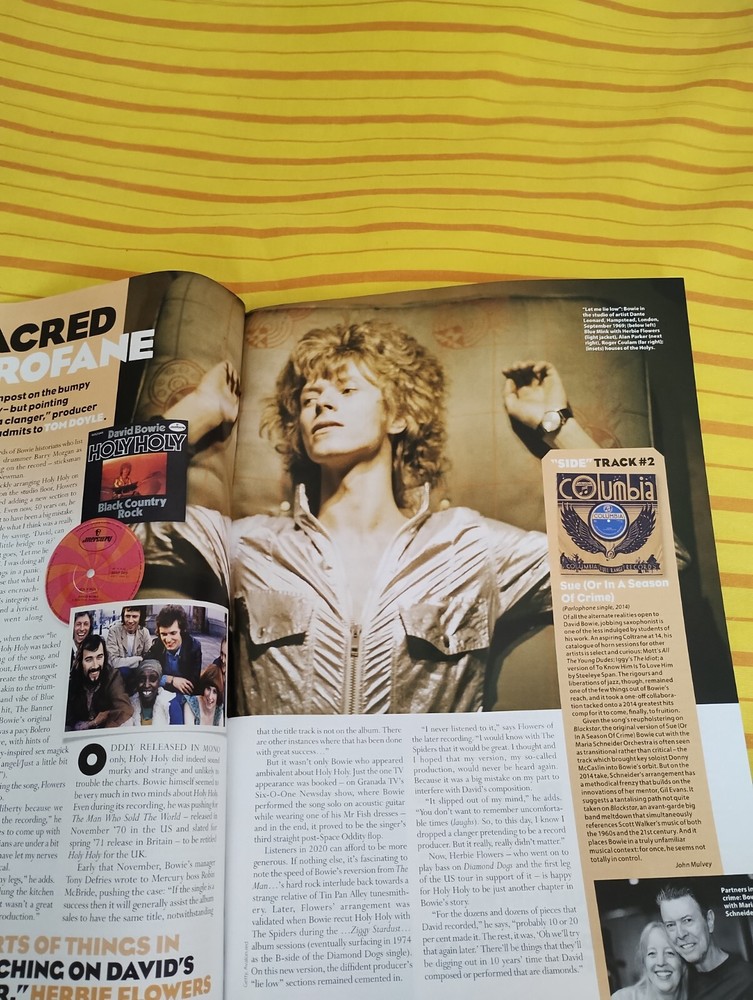 Four David Bowie sought after old magazine articles