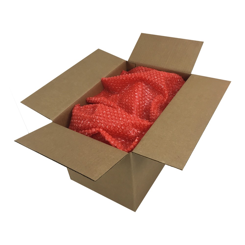 UBMOVE Small Bubble Red Wrap 12" Wide perforated every 12"