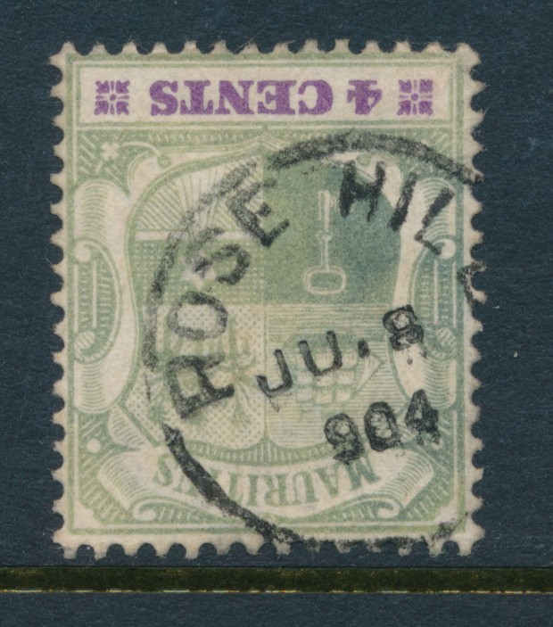 MAURITIUS, Q Victoria Postmark ROSE HILL
