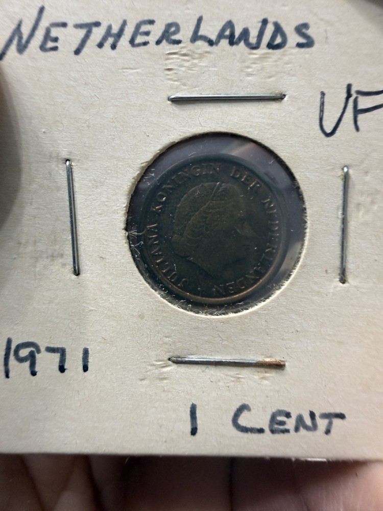 1971 🇳🇱 NETHERLANDS - 1 Cent  Coin - VF