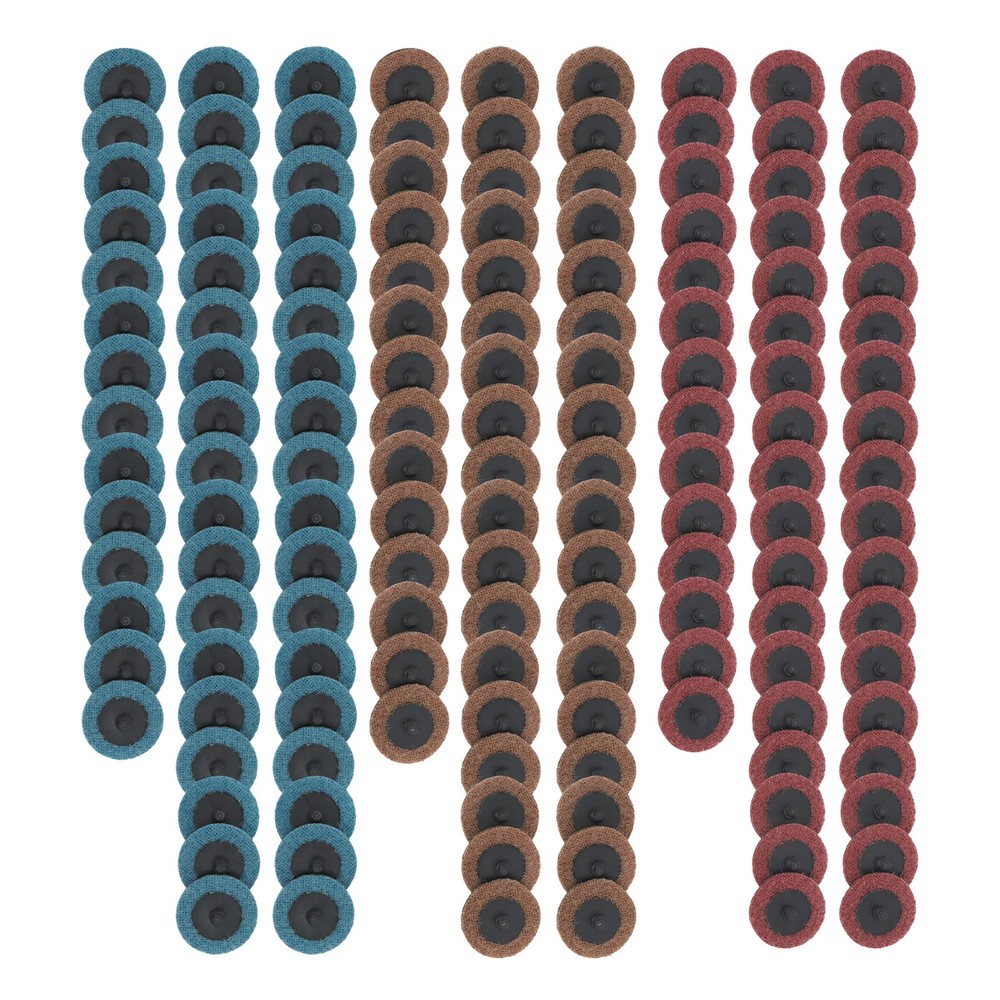 150Pcs 2 Inch Surface Conditioning Sanding Discs Quick Change Fine Medium Coarse