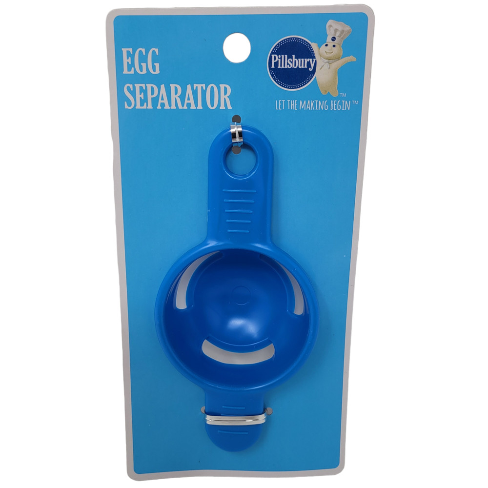 Blue Pillsbury Doughboy Egg Separator - Seperates Egg Yolks Easily Kitchen Tool