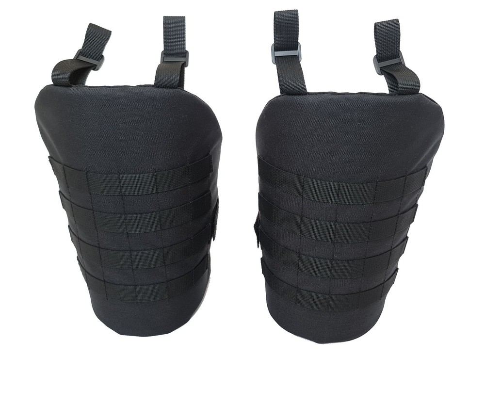 Thigh pads Black multiCam covers size XXL