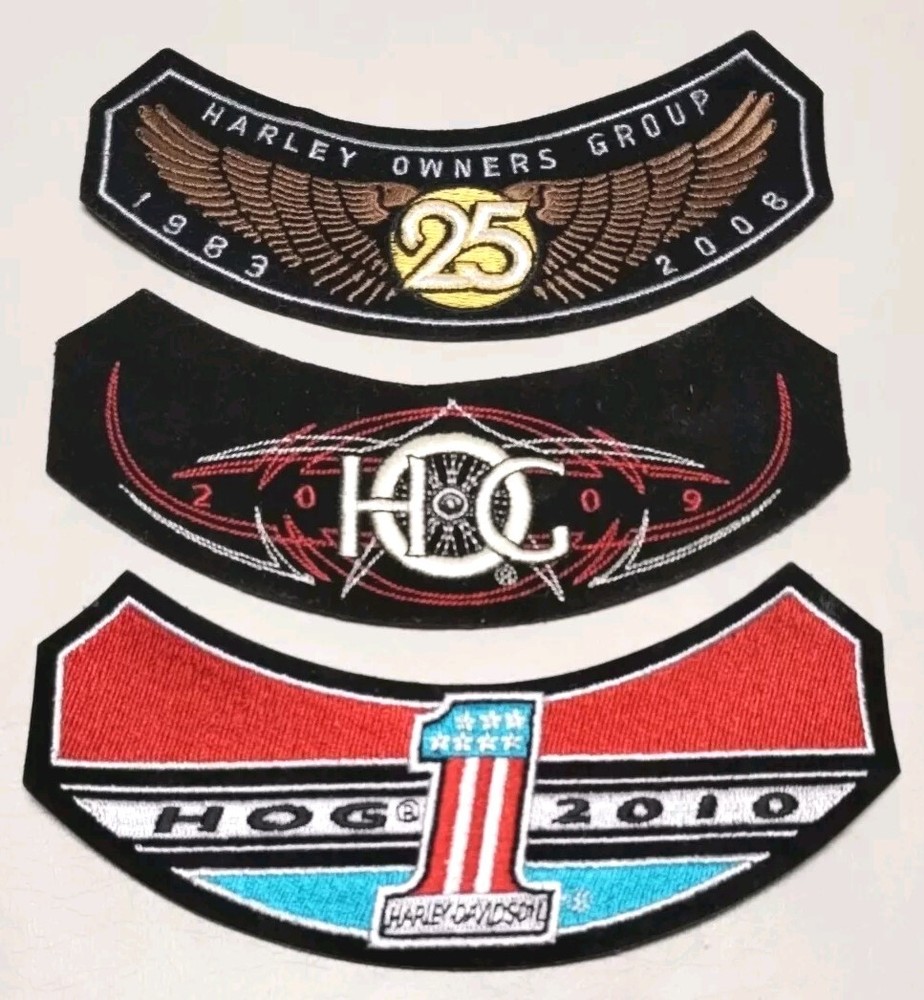 Harley Davidson Motorcycles ~ 2008-2010 Harley Owners Group Patches