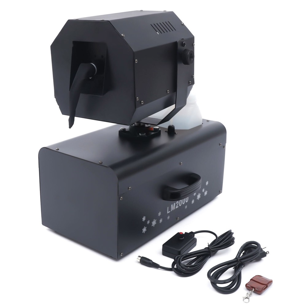 Stage Effect Snowflake Machine Snow Spraying Snow Maker Blowing Machine 2000W