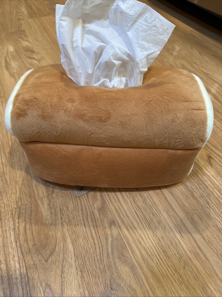 •	Bread-Shaped Tissue Box Cover | Whimsical Vintage Kitchen Accent