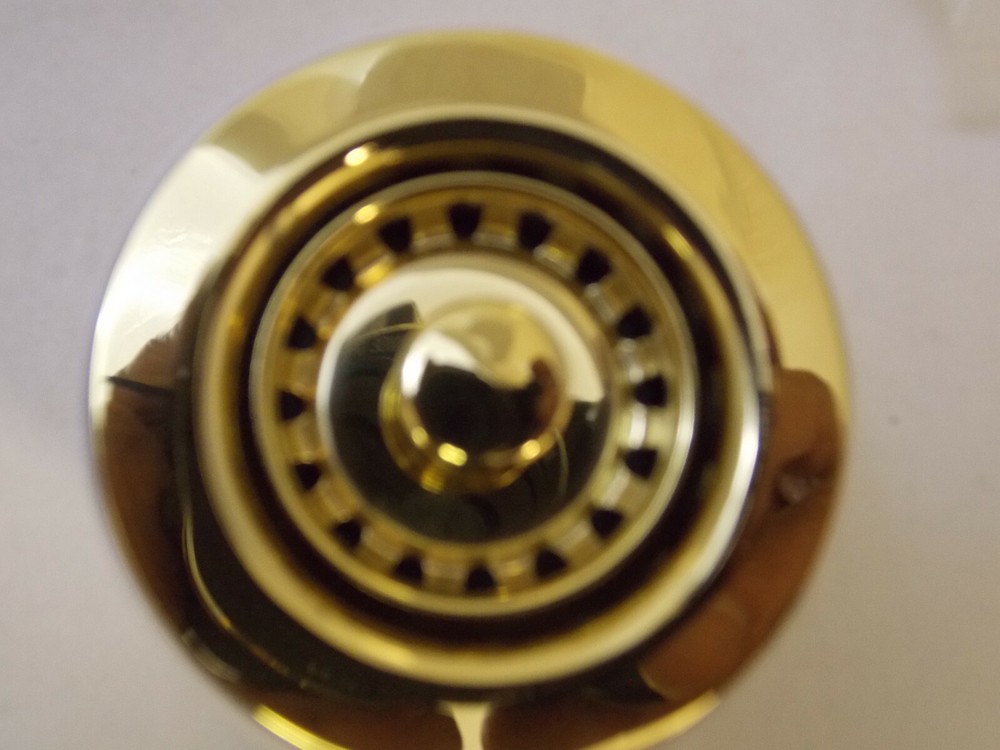 Mountain Plumbing MT700/PVD 2-1/2" Deluxe Stemball Bar Sink Strainer - PVD Brass