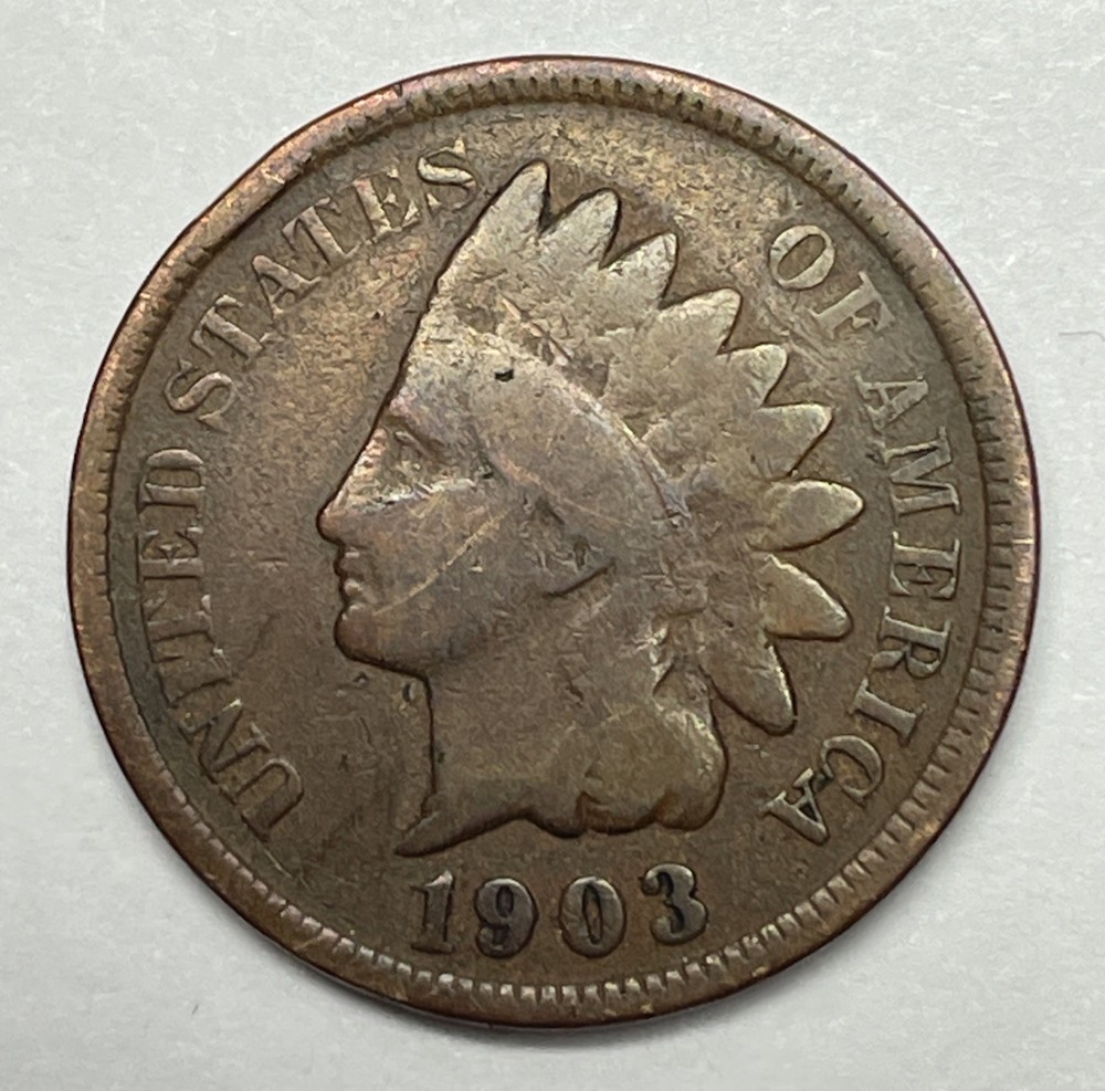 1903 1¢ Indian Head Cent Good BN