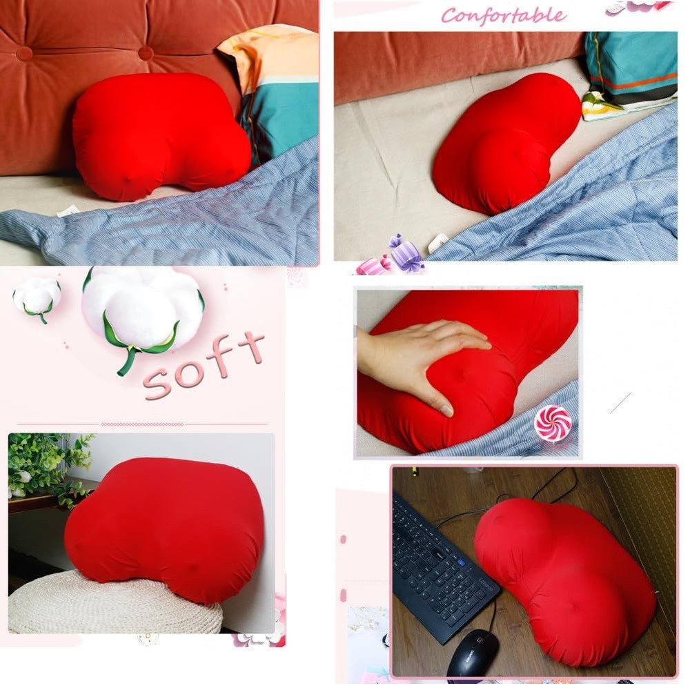 3D Boobs Breasts Pillow Cushion Soft Memory Foam Sleep Pillow for Neck Should...