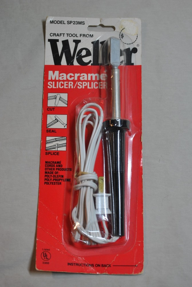 Vintage Weller Macrame Slicer Splicer SP23MS!