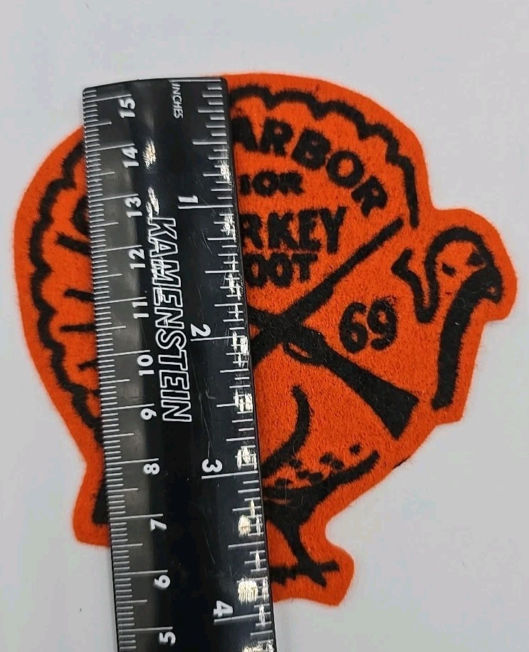 Oak Harbor Junior Turkey Shoot 1969 Felt Patch